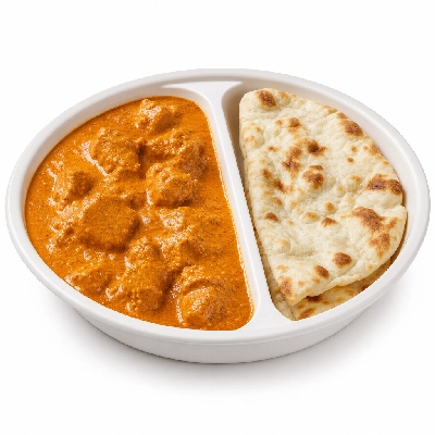 Sainsbury's Fresh Food Indian All Tikka Korma Meal for Two -Naan Bread