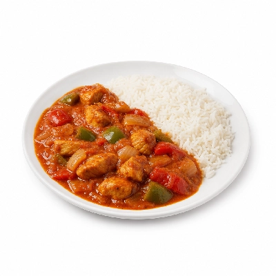 Sainsbury's Fresh Food Indian Chilled Meals Chicken Jalfrezi & Rice