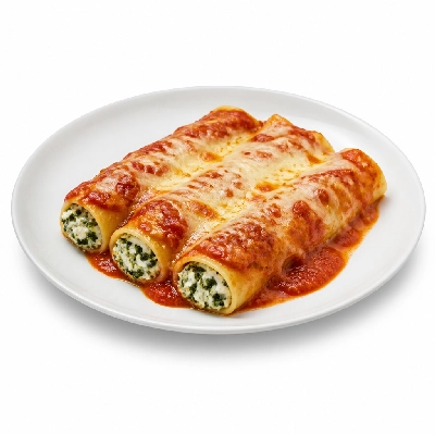 Sainsbury's Fresh Food Italian Healthier Spinach and Ricotta Cannelloni Be Good to Yourself