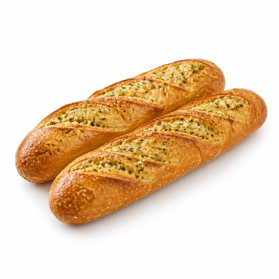 Sainsbury's Fresh Food Italian Vegetarian Garlic Baguette Be Good to Yourself Twin Pack