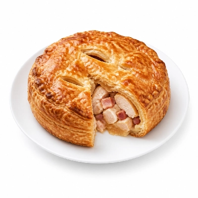 Sainsbury's Fresh Food Puff Pastry Chicken & Bacon Pie