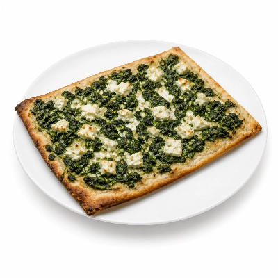 Sainsbury's Fresh Food Taste the Difference Spinach and Goats Cheese Tarte Flamme