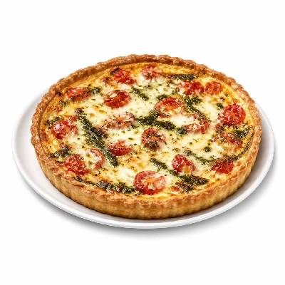 Sainsbury's Fresh Food Tomato Pesto Mozzarella Quiche Taste the Difference