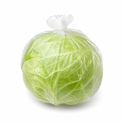Sainsbury's Fresh Food Vegetables Green Cabbage in Bag