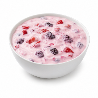 Sainsbury's Fresh Food Yeo Valley Organic Strawberry Yogurt Strawberry & Blackberry