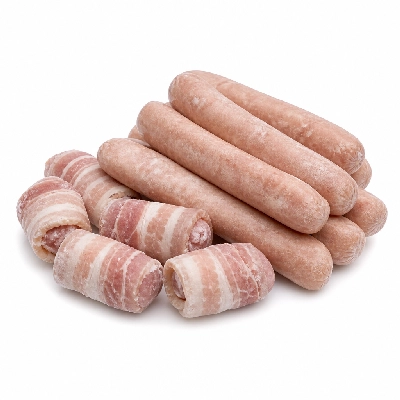 Sainsbury's Frozen Meat Sausages Freshlink & Bacon Rolls