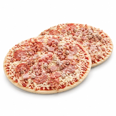Sainsbury's Frozen Pizza Chicago Town Thin Dish Meat Combo Twin