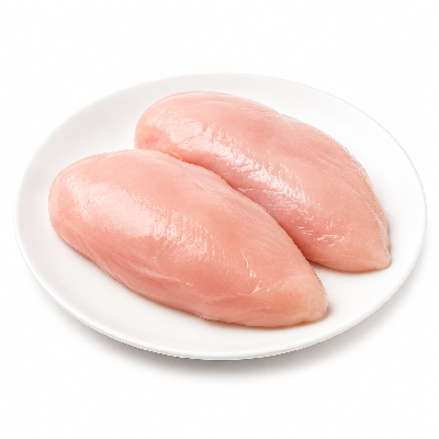 Sainsbury's Poultry Chicken All Breast Fillets West Country Free Range Skinless Taste the Difference X2