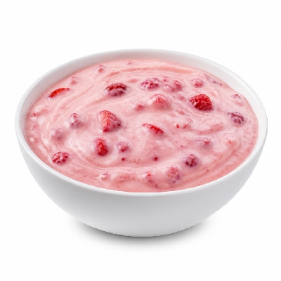 Sainsbury's Yogurts Everyday Yeo Valley Strawberry Smoothie Yogurt Strawberry & Raspberry