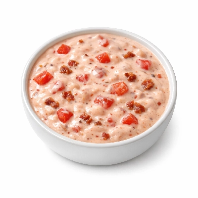 Salad dressing bacon and tomato