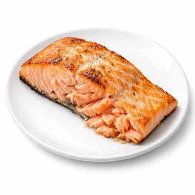 Salmon Atlantic wild cooked dry heat