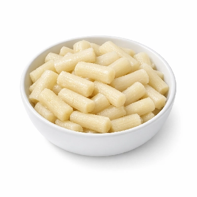 Salsify cooked boiled drained with salt