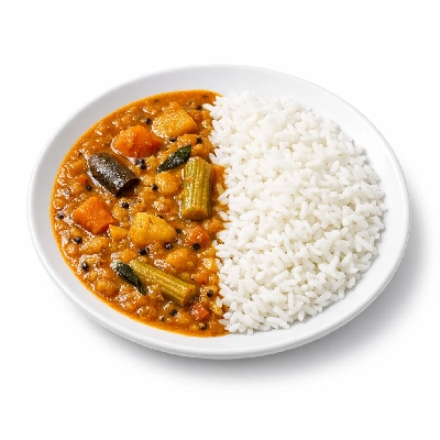Sambar with Rice