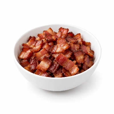 Samuel Mancino’s Italian Eatery Hormel Bacon Fully Cooked 100% Real 1 Inch Dice 14 Inch Pizza