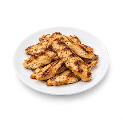Samuel Mancino's Italian Eatery Chicken Breast Strips Fajita Grilled Marked Perdue 16 Inch Pizza