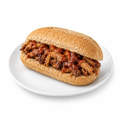Samuel Mancino's Italian Eatery Grinders BBQ Pork Half Whole Wheat