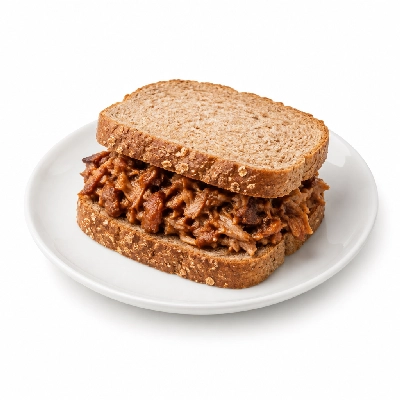 Samuel Mancino's Italian Eatery Grinders BBQ Pork Quarter Whole Wheat