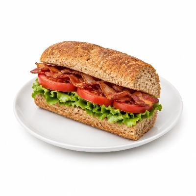 Samuel Mancino's Italian Eatery Grinders BLT Quarter Whole Wheat No Mayo