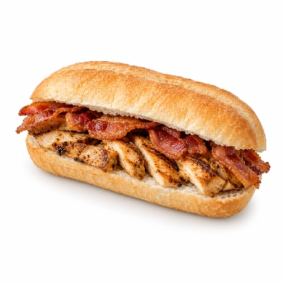 Samuel Mancino's Italian Eatery Grinders Chicken Bacon Club Half