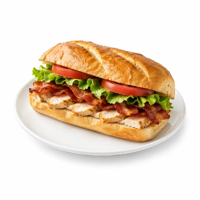 Samuel Mancino's Italian Eatery Grinders Chicken Bacon Club Quarter