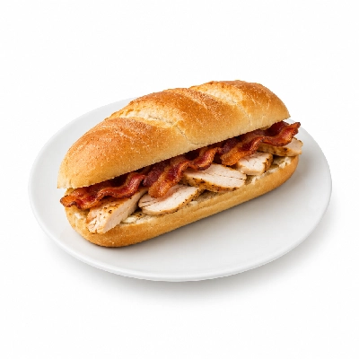 Samuel Mancino's Italian Eatery Grinders Chicken Bacon Club Quarter No Mayo
