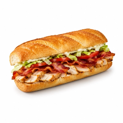 Samuel Mancino's Italian Eatery Grinders Chicken Bacon Club Whole No Mayo