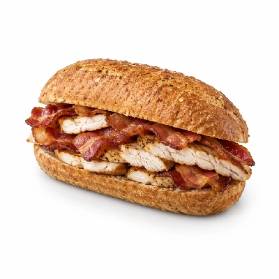 Samuel Mancino's Italian Eatery Grinders Chicken Bacon Club Whole Whole Wheat