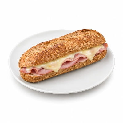Samuel Mancino's Italian Eatery Grinders Ham & Cheese Whole Whole Wheat No Mayo