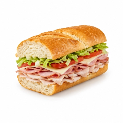 Samuel Mancino's Italian Eatery Grinders Ham & Turkey Half