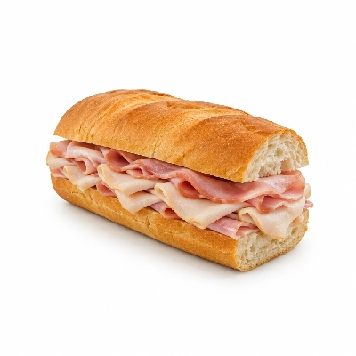 Samuel Mancino's Italian Eatery Grinders Ham & Turkey Half No Mayo
