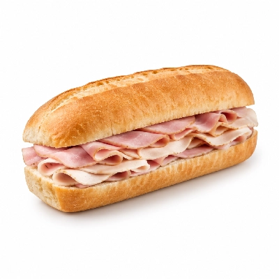 Samuel Mancino's Italian Eatery Grinders Ham & Turkey Quarter No Mayo