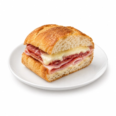 Samuel Mancino's Italian Eatery Grinders Ham Cheese & Salami Half