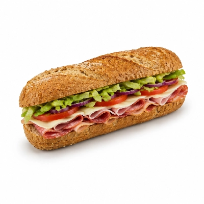 Samuel Mancino's Italian Eatery Grinders Italian Quarter Whole Wheat No Mayo