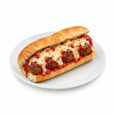 Samuel Mancino's Italian Eatery Grinders Meatball Half