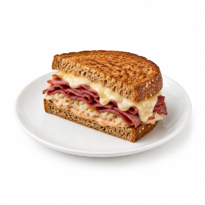 Samuel Mancino's Italian Eatery Grinders Reuben Quarter Whole Wheat