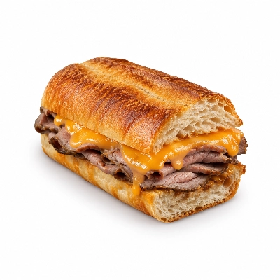 Samuel Mancino's Italian Eatery Grinders Roast Beef & Cheddar Half