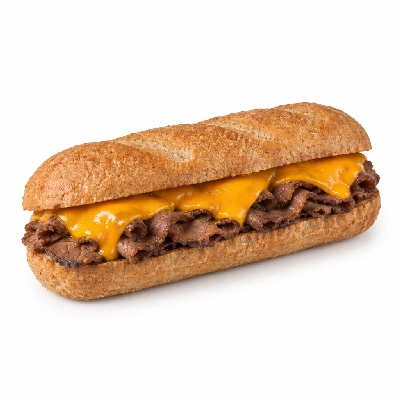 Samuel Mancino's Italian Eatery Grinders Roast Beef & Cheddar Half Whole Wheat No Mayo