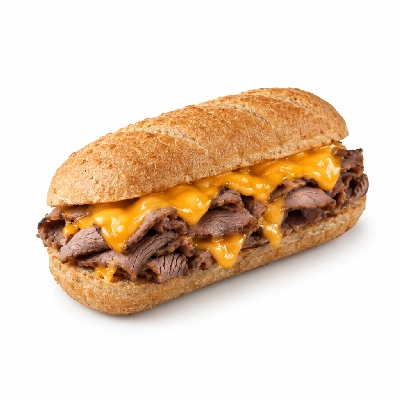 Samuel Mancino's Italian Eatery Grinders Roast Beef & Cheddar Quarter Whole Wheat No Mayo