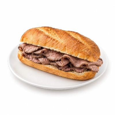 Samuel Mancino's Italian Eatery Grinders Roast Beef Classic Half No Mayo