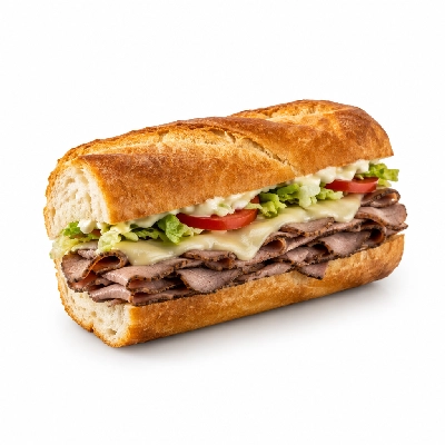 Samuel Mancino's Italian Eatery Grinders Roast Beef Quarter