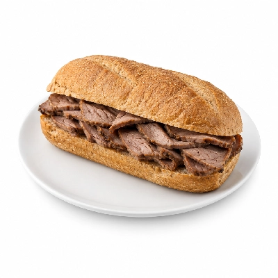 Samuel Mancino's Italian Eatery Grinders Roast Beef Quarter Whole Wheat
