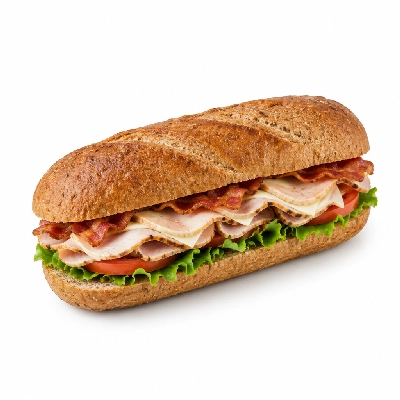 Samuel Mancino's Italian Eatery Grinders Samuel Mancino Club Half Whole Wheat No Mayo