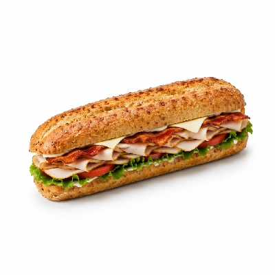 Samuel Mancino's Italian Eatery Grinders Samuel Mancino Club Quarter Whole Wheat