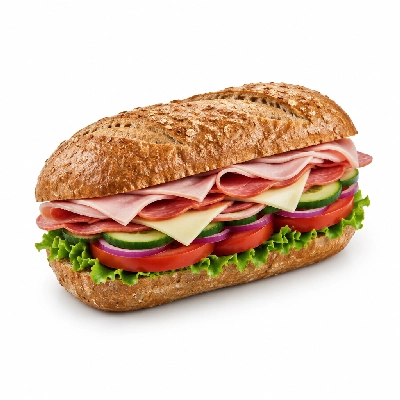 Samuel Mancino's Italian Eatery Grinders Samuel Mancino Club Whole Whole Wheat No Mayo