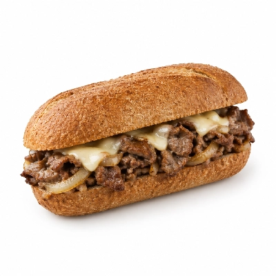 Samuel Mancino's Italian Eatery Grinders Steak Quarter Whole Wheat No Mayo