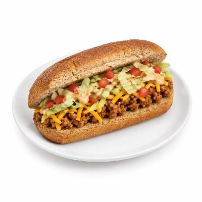 Samuel Mancino's Italian Eatery Grinders Taco Quarter Whole Wheat