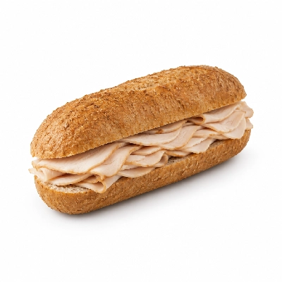 Samuel Mancino's Italian Eatery Grinders Turkey Half Whole Wheat No Mayo
