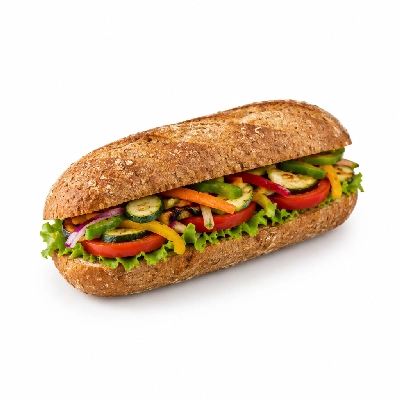 Samuel Mancino's Italian Eatery Grinders Veggie Quarter Whole Wheat