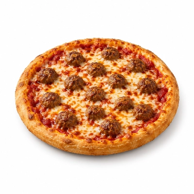 Samuel Mancino's Italian Eatery Meatballs 16 Inch Pizza