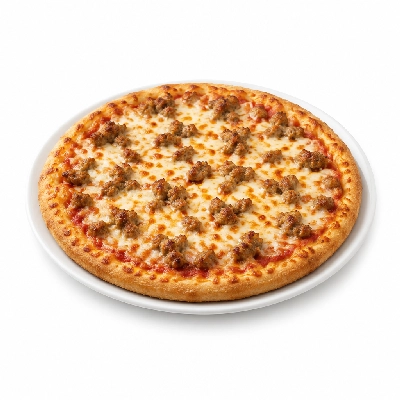 Samuel Mancino’s Italian Eatery Sausage Italian Chunks Cooked 10 Inch Pizza